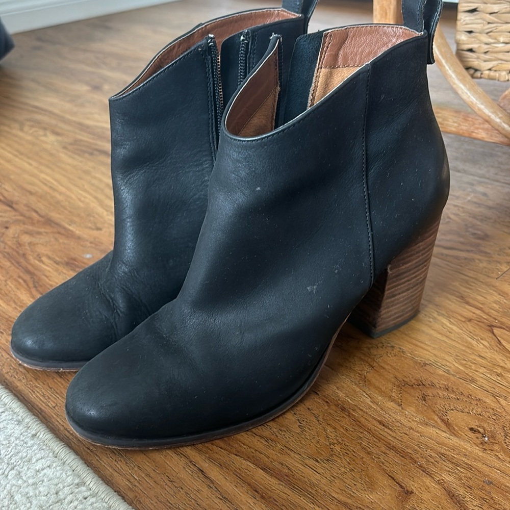 Bp black ankle boots